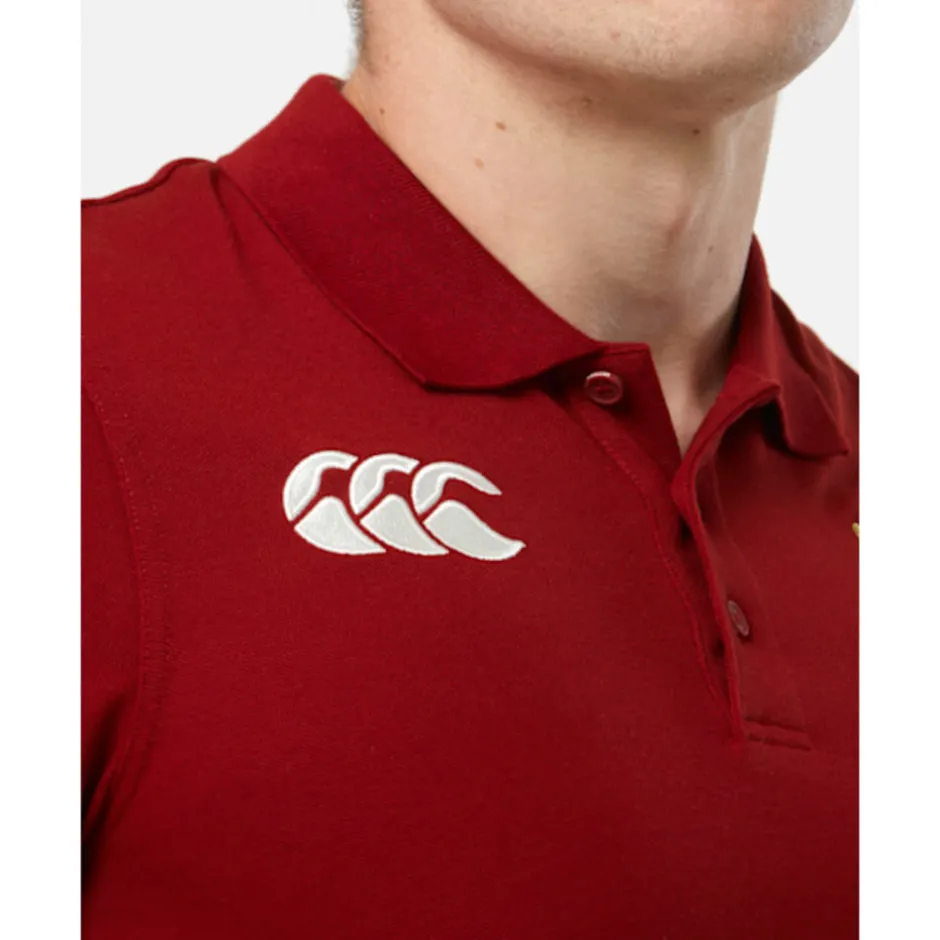 Adults British And Irish Lions Pique Polo-Canterbury Hot