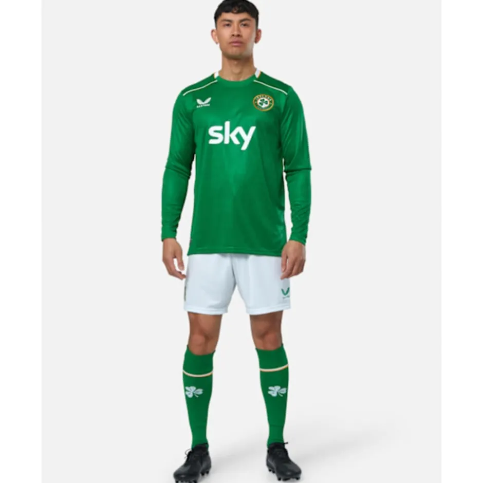 Adults Ireland Long Sleeve Home Jersey-Castore Sale