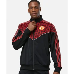 Adults Manchester United Track Jacket-adidas Discount