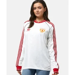 Adults Manchester United Long Sleeve Away Jersey 91-adidas Fashion