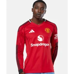 Adults Manchester United 25/26 Home Jersey Long Sleeve-adidas Discount