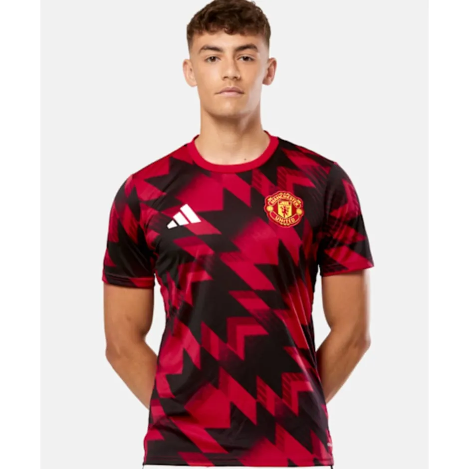 Adults Manchester United Pre Match T-Shirt-adidas Discount