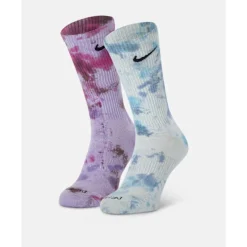 Everyday Plus 2 Pack Dye Crew Socks-Nike Fashion