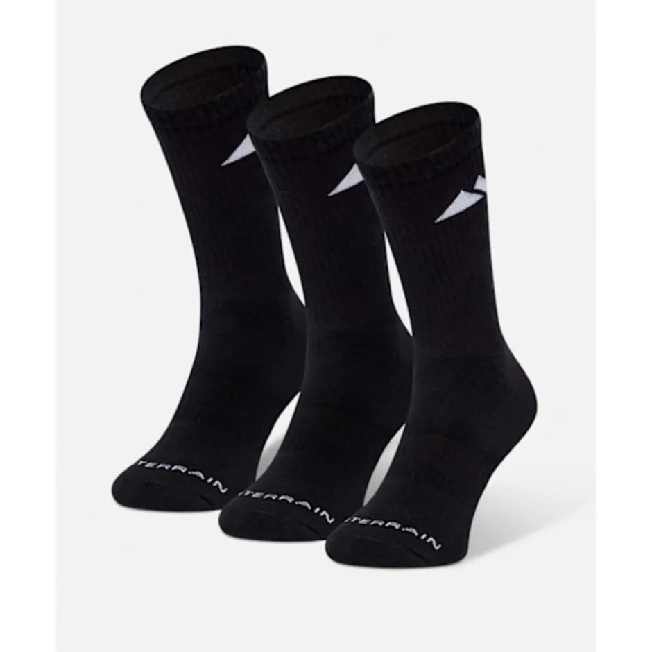 FORM CORE CUSHIONED CREW SOCK 3 X PACK-Monterrain Clearance