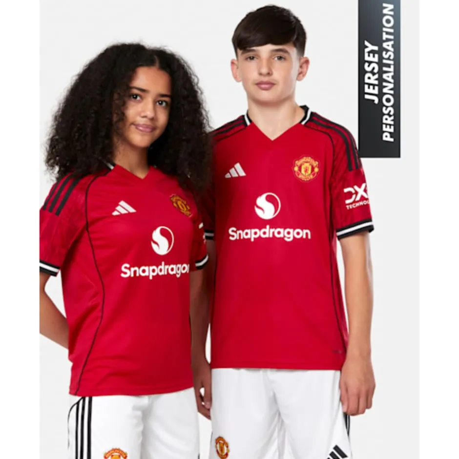 Kids Manchester United 25/26 Home Jersey-adidas Best