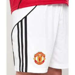 Kids Manchester United 25/26 Home Shorts-adidas Clearance
