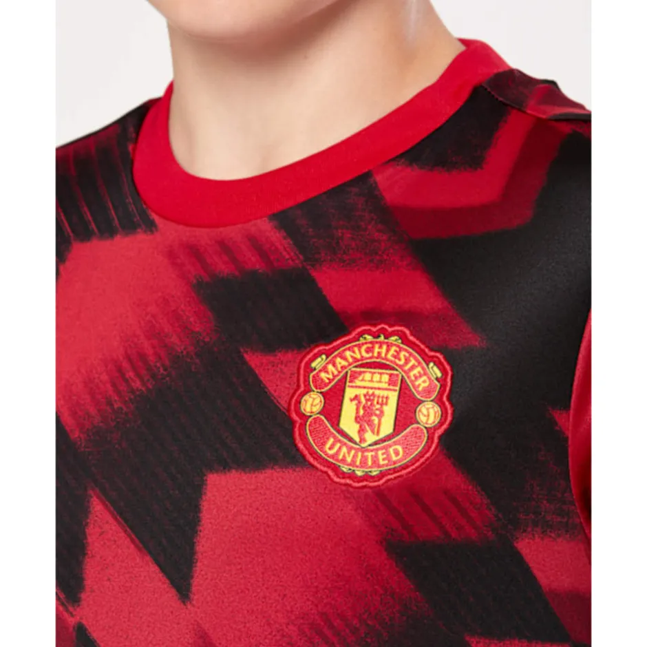 Kids Manchester United Pre Match T-Shirt-adidas Fashion