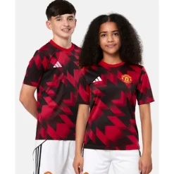 Kids Manchester United Pre Match T-Shirt-adidas Fashion