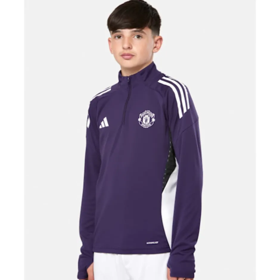 Kids Manchester United Training Half Zip Top-adidas Clearance