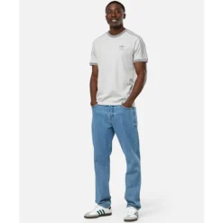 Mens 3 Stripe T-Shirt-adidas Originals Clearance