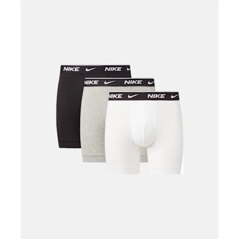Mens Cotton 3 Pack Brief Boxers-Nike New