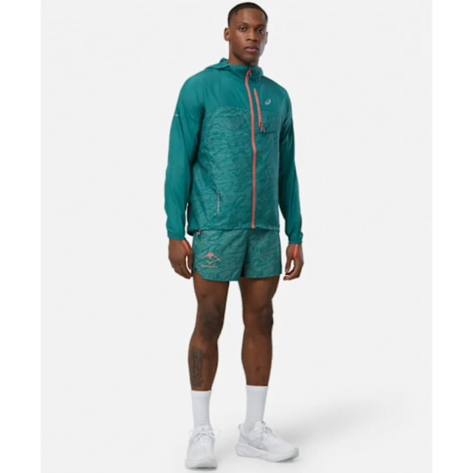 Mens FujiTrail 5Inch Print Short-Asics Sale