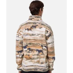 Mens Helvetia Snap Fleece Half Zip Top-Columbia Clearance