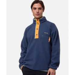 Mens Helvetia Snap Fleece Half Zip Top-Columbia Clearance