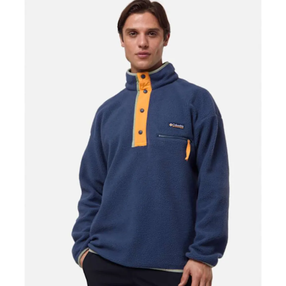 Mens Helvetia Snap Fleece Half Zip Top-Columbia Clearance