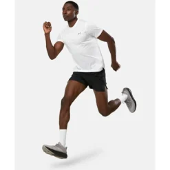 Mens Launch Run 5 Inch Woven Short-Under Armour Fashion