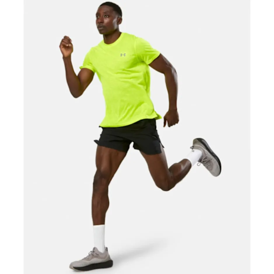 Mens Launch Run Camo T-Shirt-Under Armour Clearance