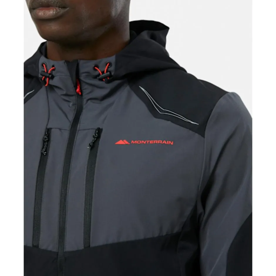 Mens Orbit Woven Running Full Zip Jacket-Monterrain Clearance