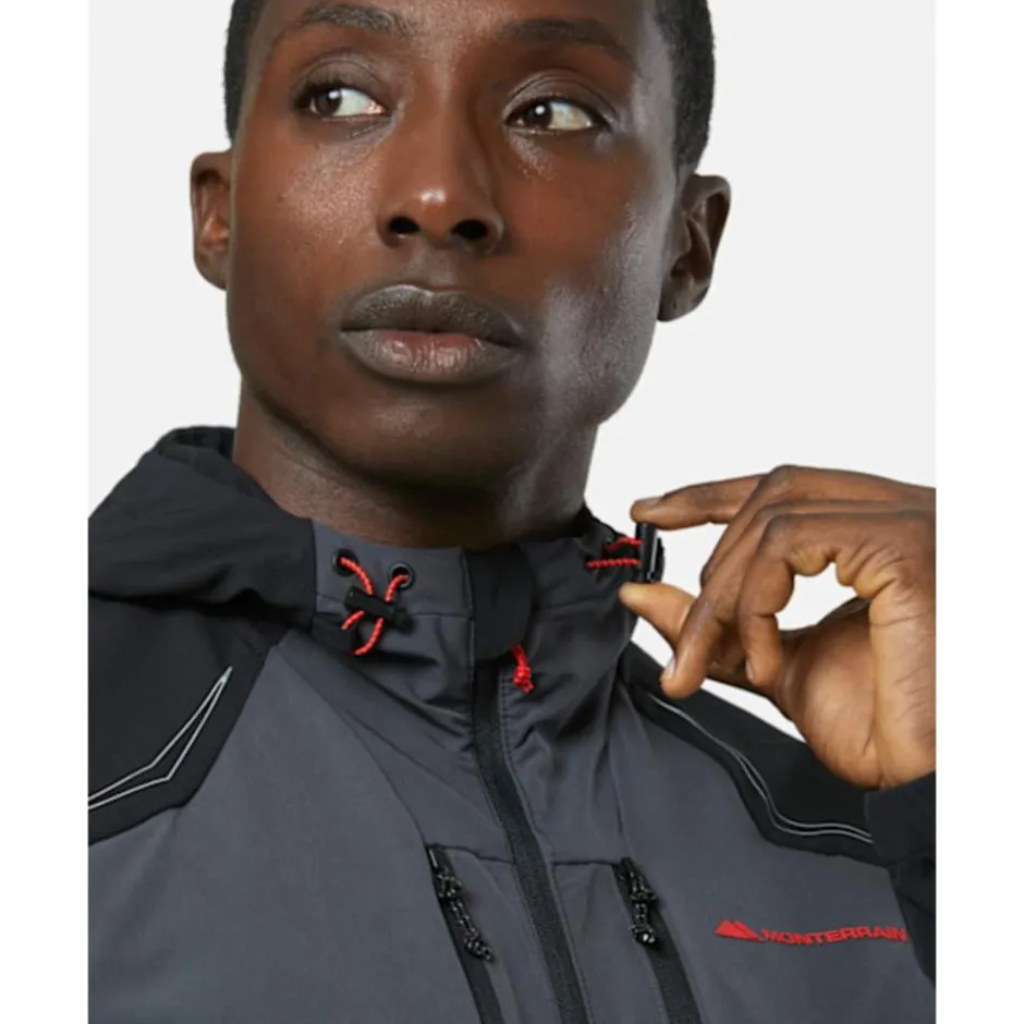 Mens Orbit Woven Running Full Zip Jacket-Monterrain Clearance