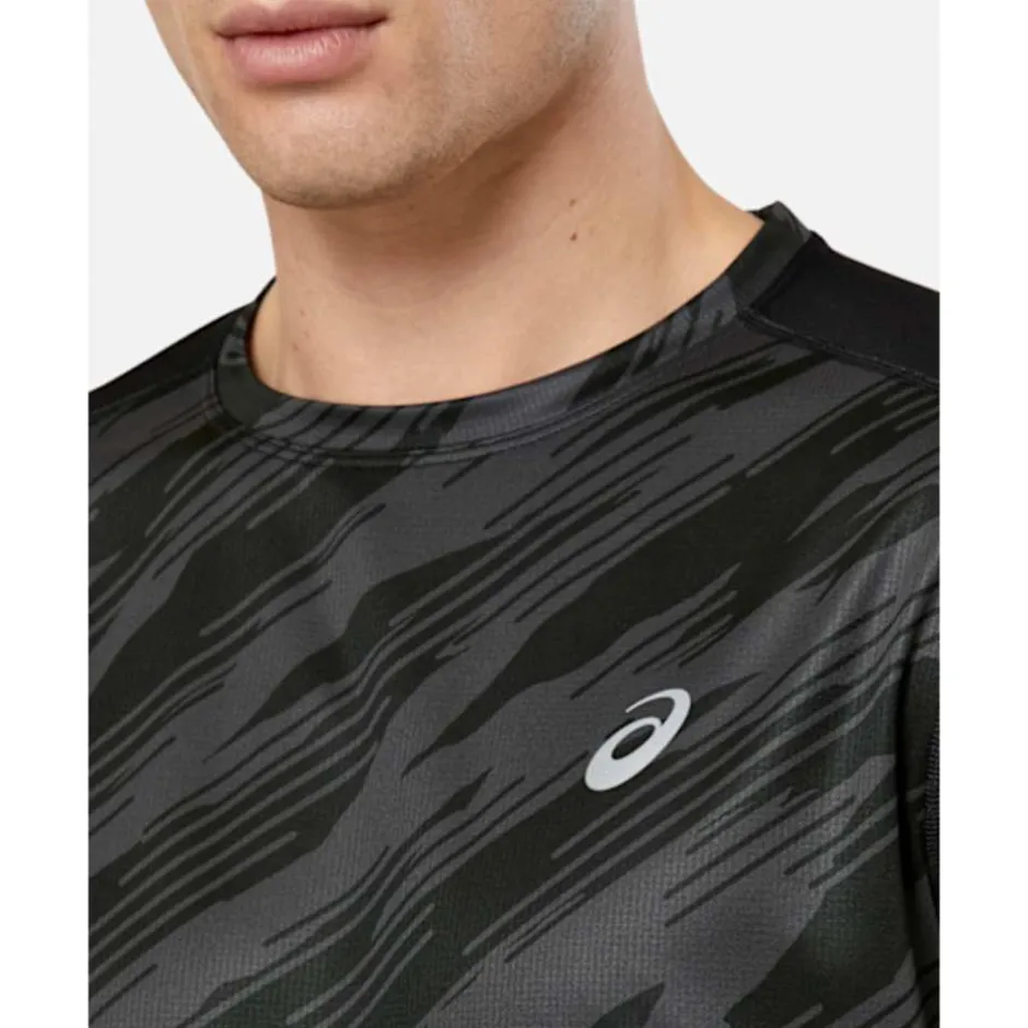 Mens Print Run T-Shirt-Asics Best