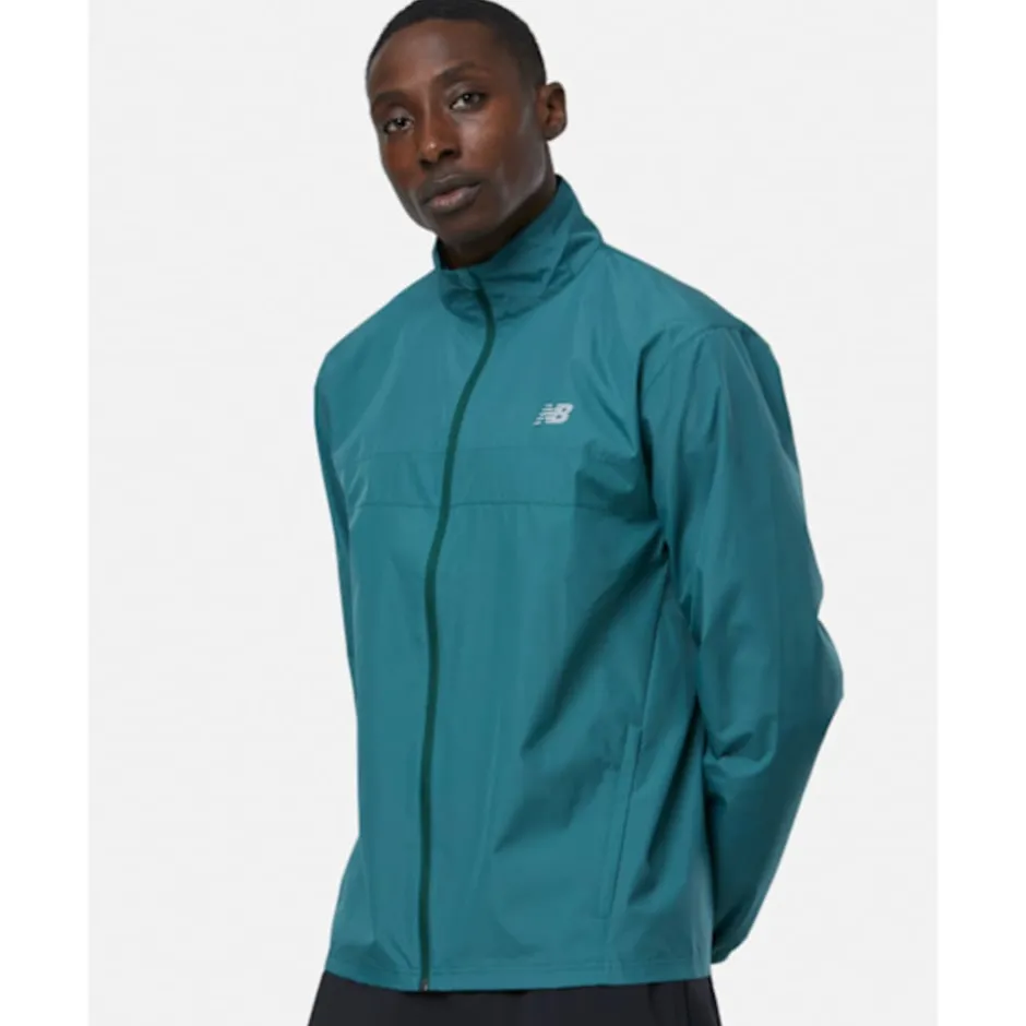 Mens Run Woven Full Zip Jacket-New Balance Clearance