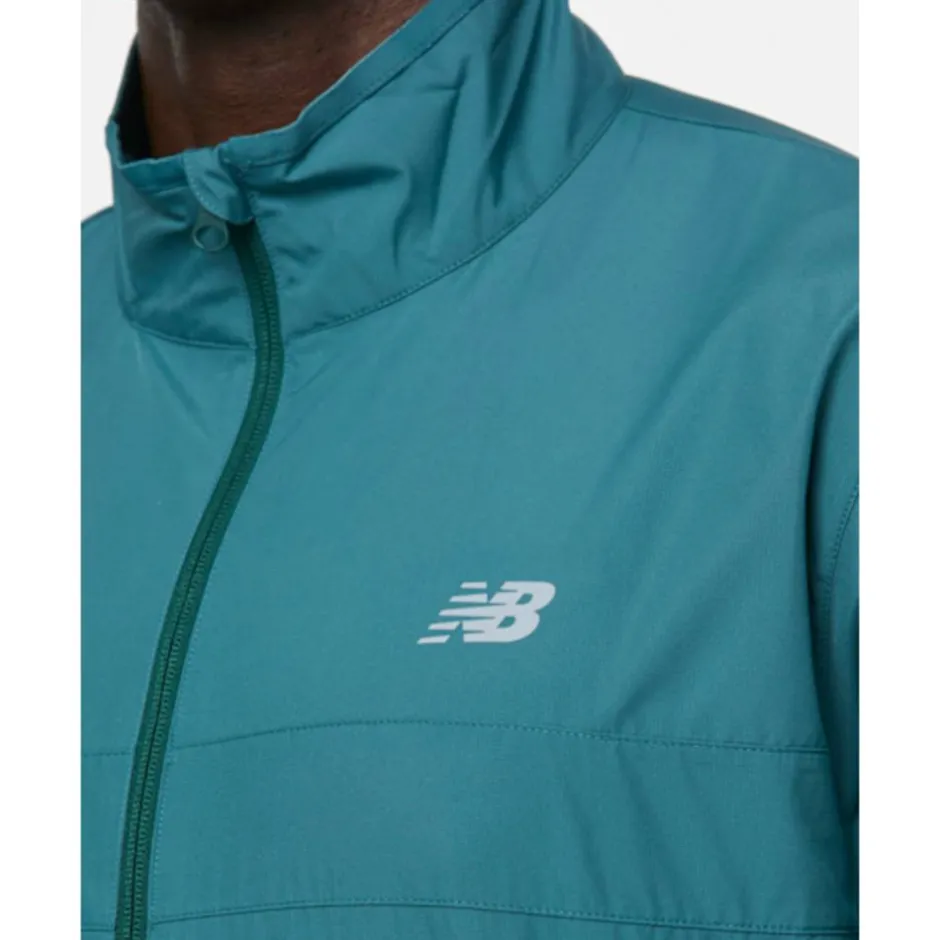 Mens Run Woven Full Zip Jacket-New Balance Clearance