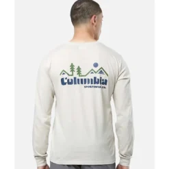 Mens Seasonal Long Sleeved T-shirt-Columbia Outlet