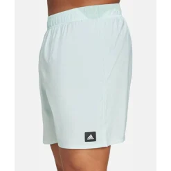 Mens Solid Swim Shorts-adidas New