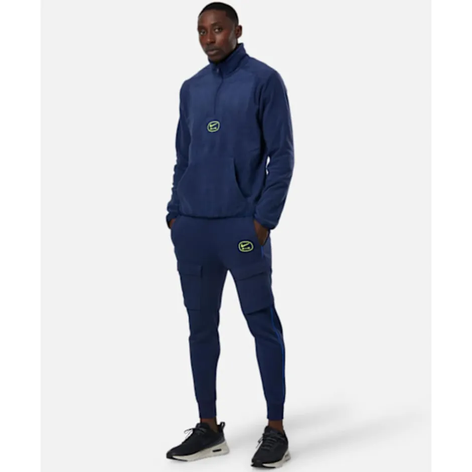 Mens Swoosh Air Polar Fleece Half Zip Top-Nike Best