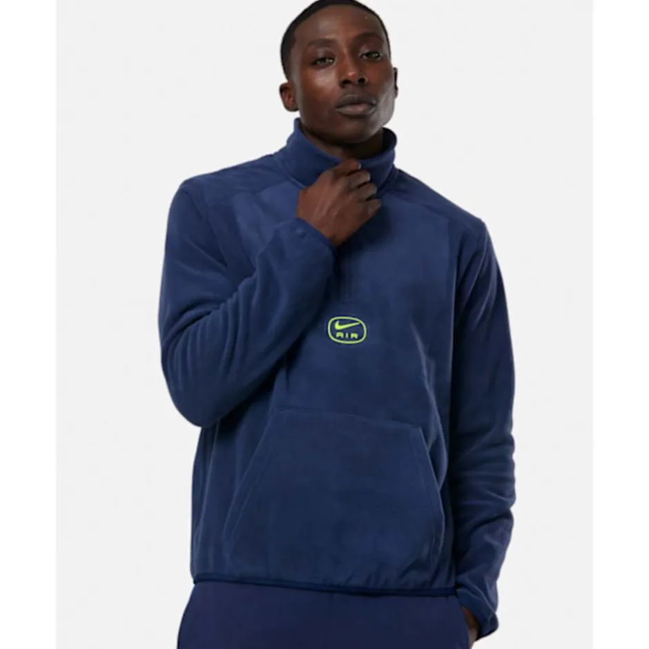 Mens Swoosh Air Polar Fleece Half Zip Top-Nike Best