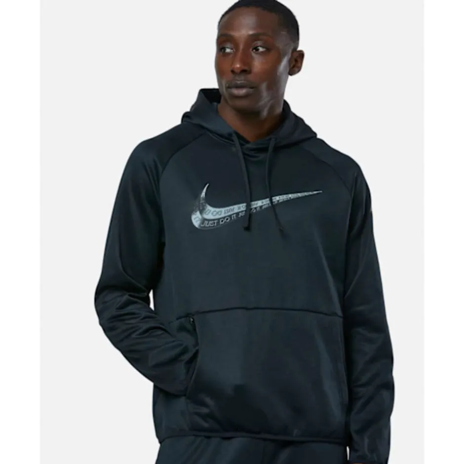 Mens Therma Fleece Graphic Hoodie-Nike Hot