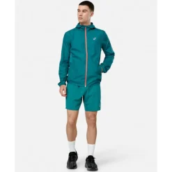 Mens Woven Run Jacket-Asics New