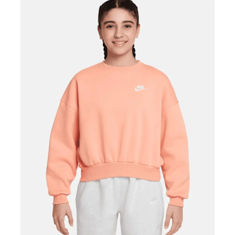 Older Kids Boxy Crew Neck Sweatshirt-Nike Clearance