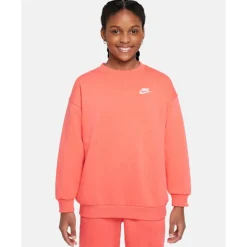 Older Kids Club Fleece Oversized Crew Neck Sweatshirt-Nike New