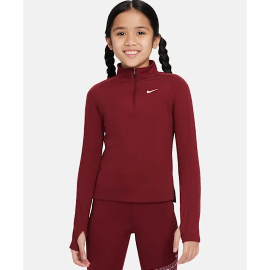 Older Kids Dri Fit Half Zip Top-Nike Clearance