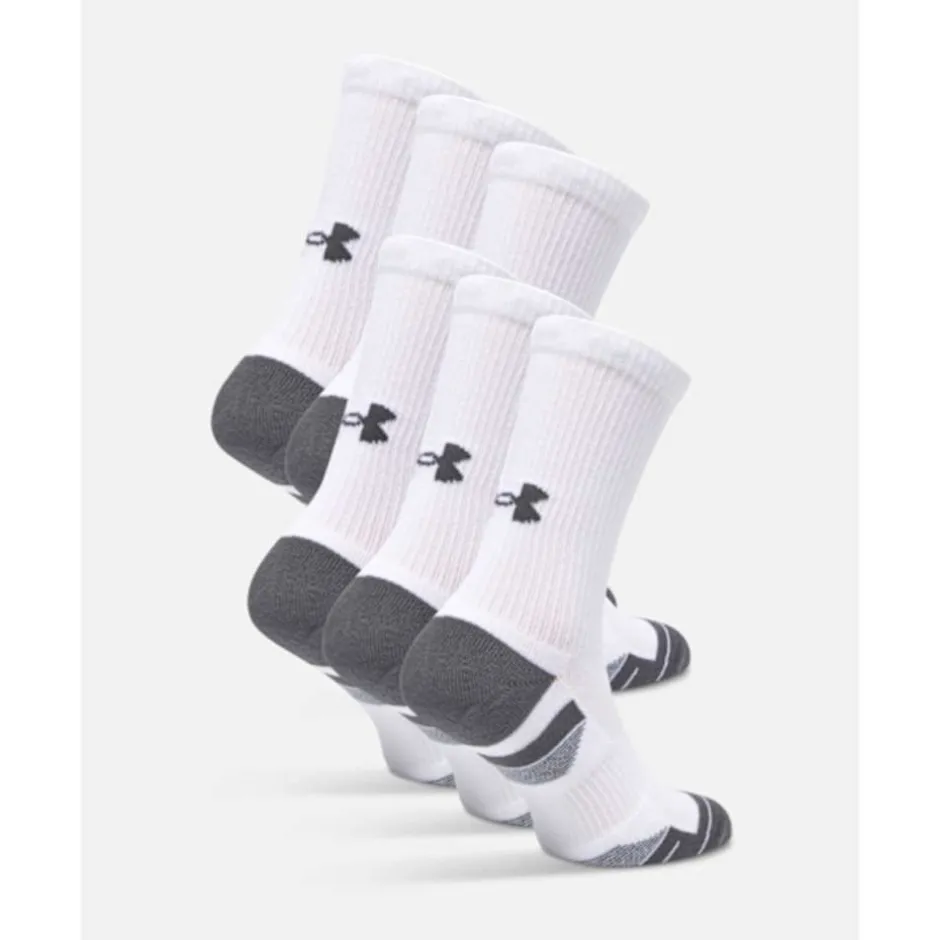 Tech 3 Pack Crew Socks-Under Armour New
