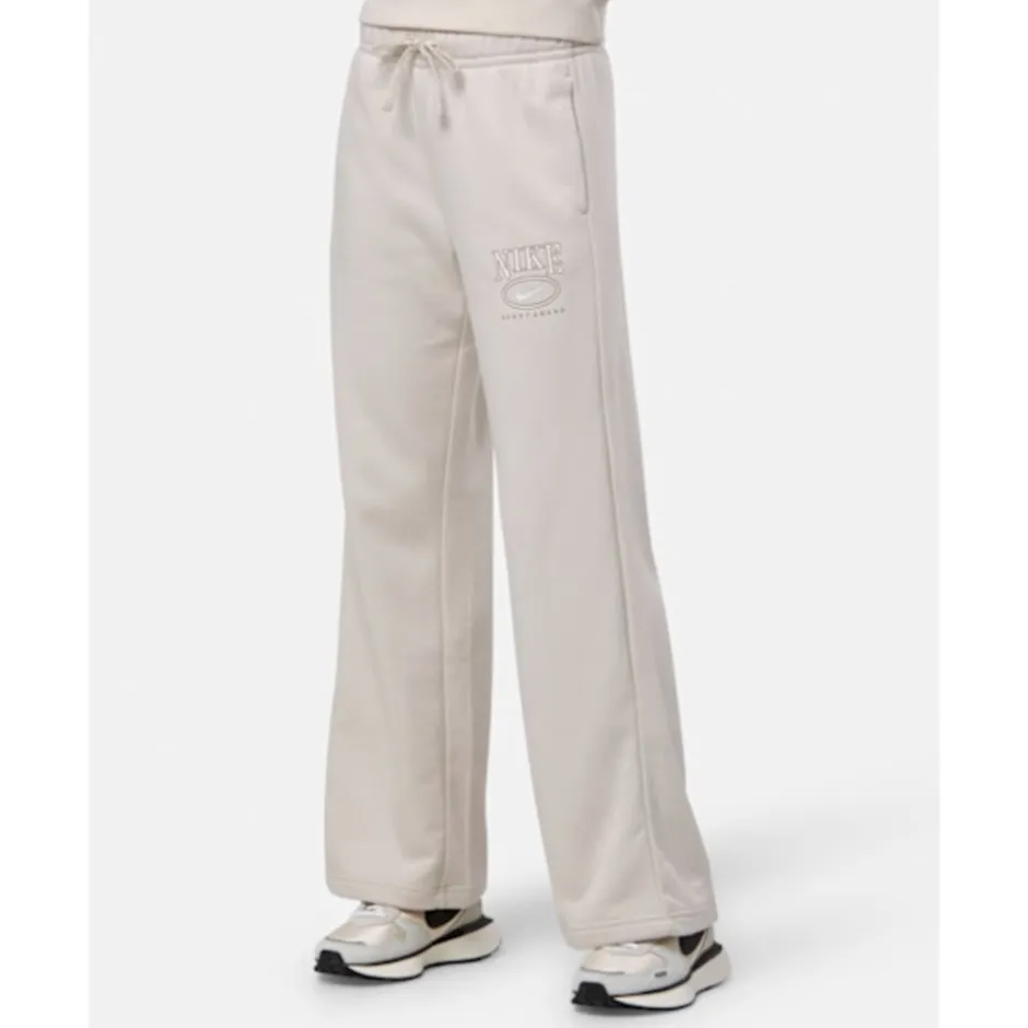Womens Club Fleece Wide Leg Pants-Nike Discount