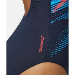 Womens Digital Printed Medalist Swimsuit-Speedo New