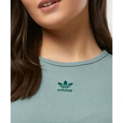 Womens Essentials Ribbed Tank Top-adidas Originals Discount
