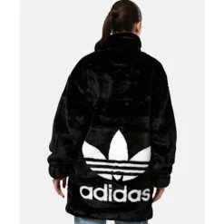 Womens Faux Fur Jacket-adidas Originals Clearance
