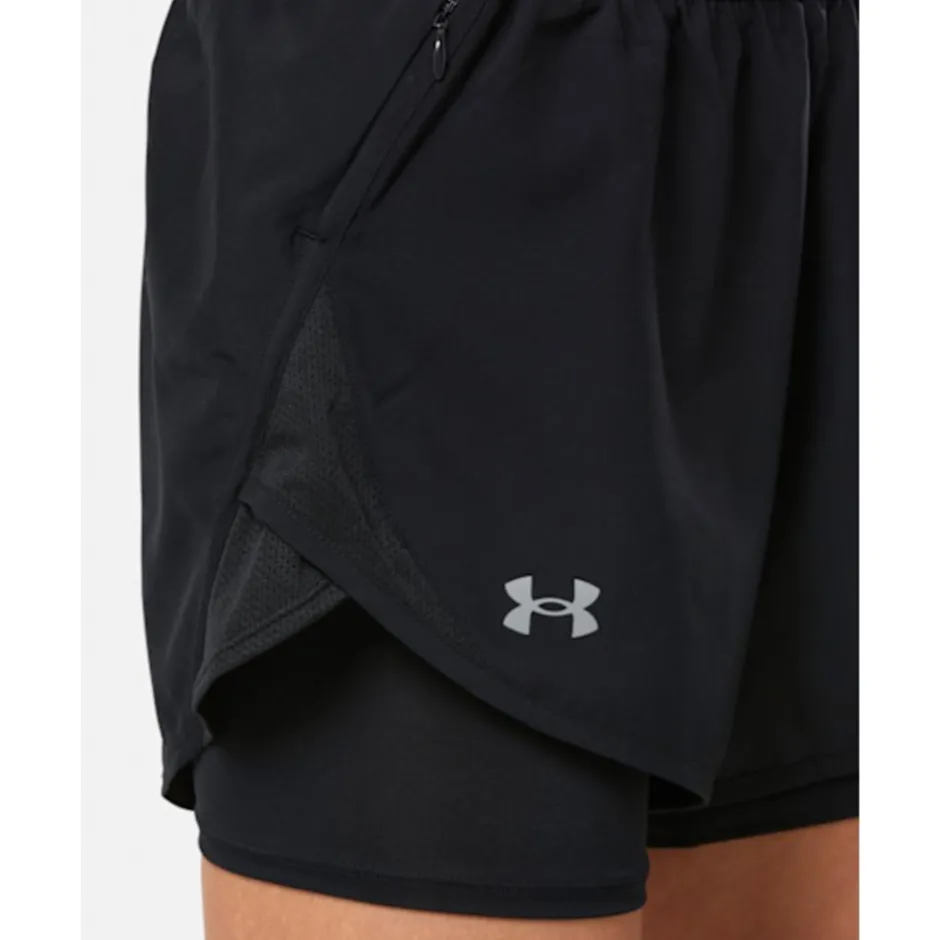 Womens Fly By 2-in-1 Shorts-Under Armour Outlet