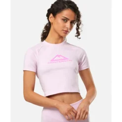 Womens Glide Cropped T-Shirt-Monterrain Outlet
