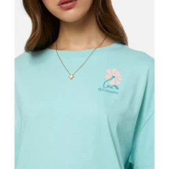 Womens Graphic Oversized T-Shirt-Columbia New