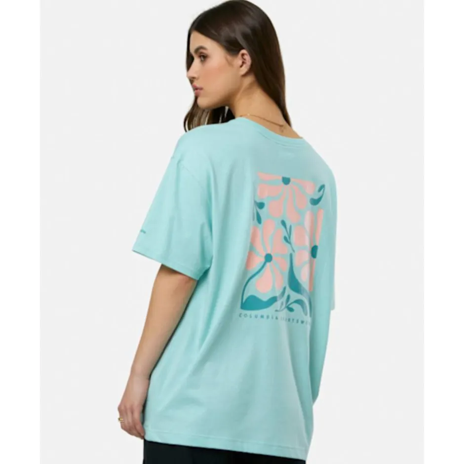 Womens Graphic Oversized T-Shirt-Columbia New