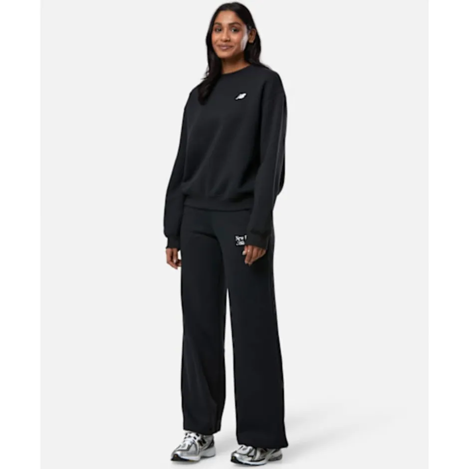 Womens Linear Heritage Crew Neck Sweatshirt-New Balance Fashion