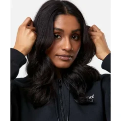 Womens Linear Heritage Full Zip Hoodie-New Balance New