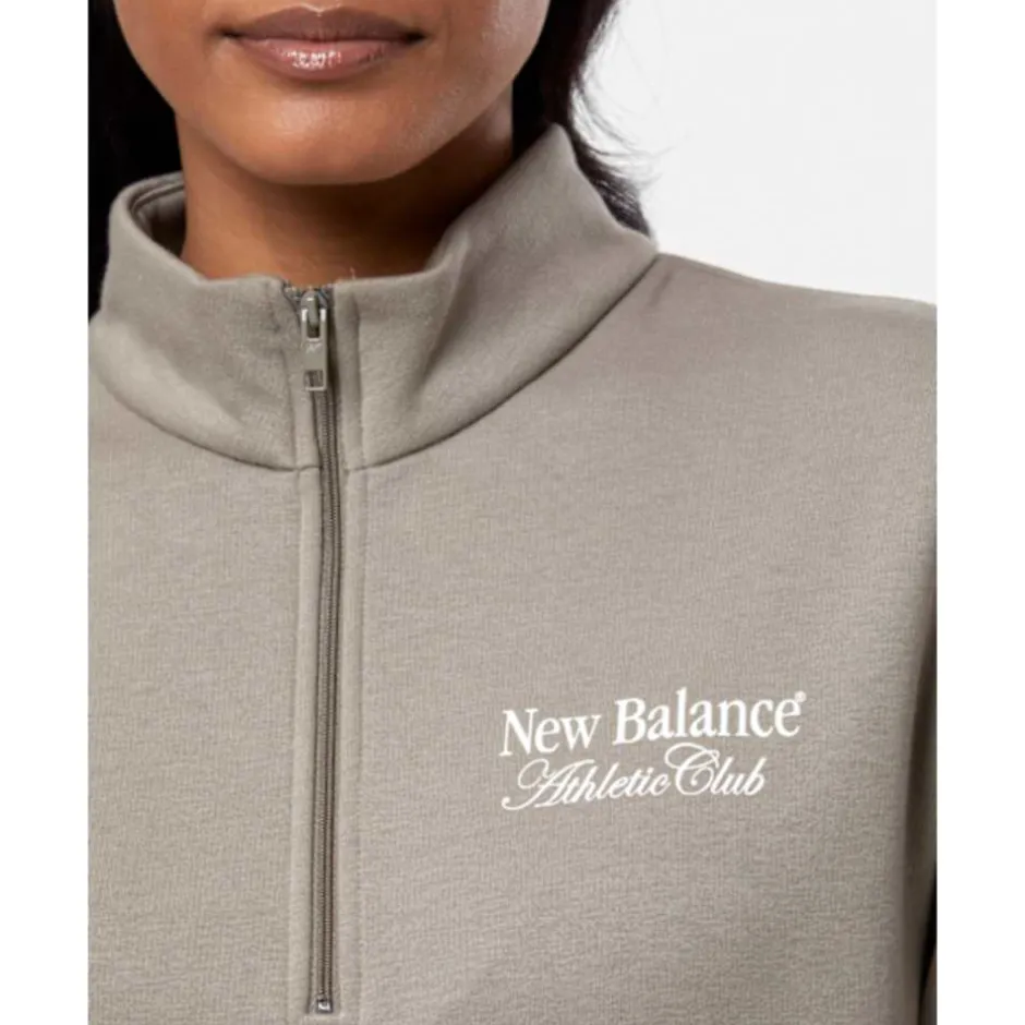 Womens Linear Heritage Half Zip Top-New Balance Hot