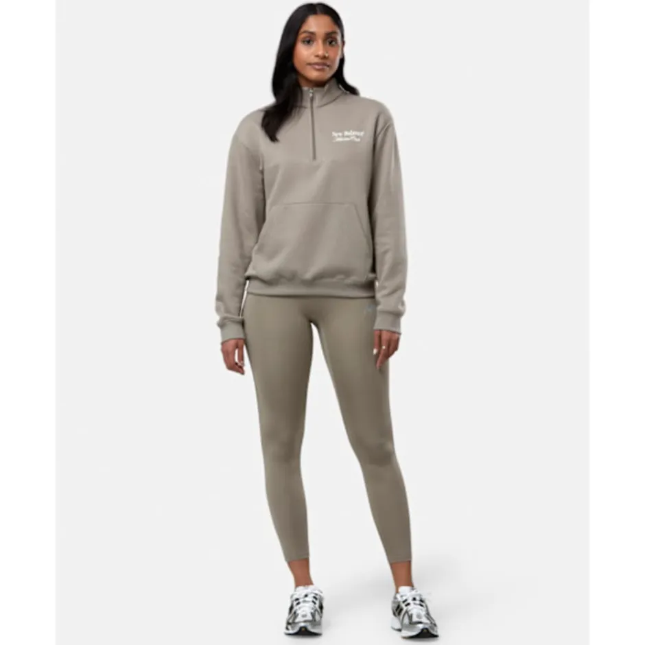 Womens Linear Heritage Half Zip Top-New Balance Hot