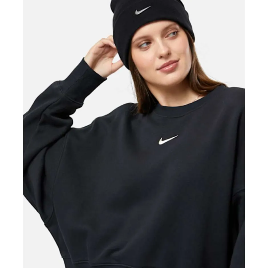 Womens Phoenix Fleece Crew Neck Sweatshirt-Nike Hot
