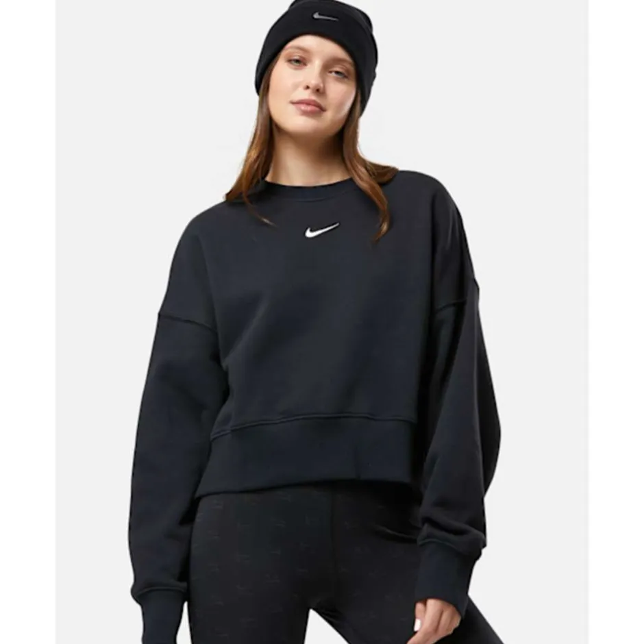 Womens Phoenix Fleece Crew Neck Sweatshirt-Nike Hot